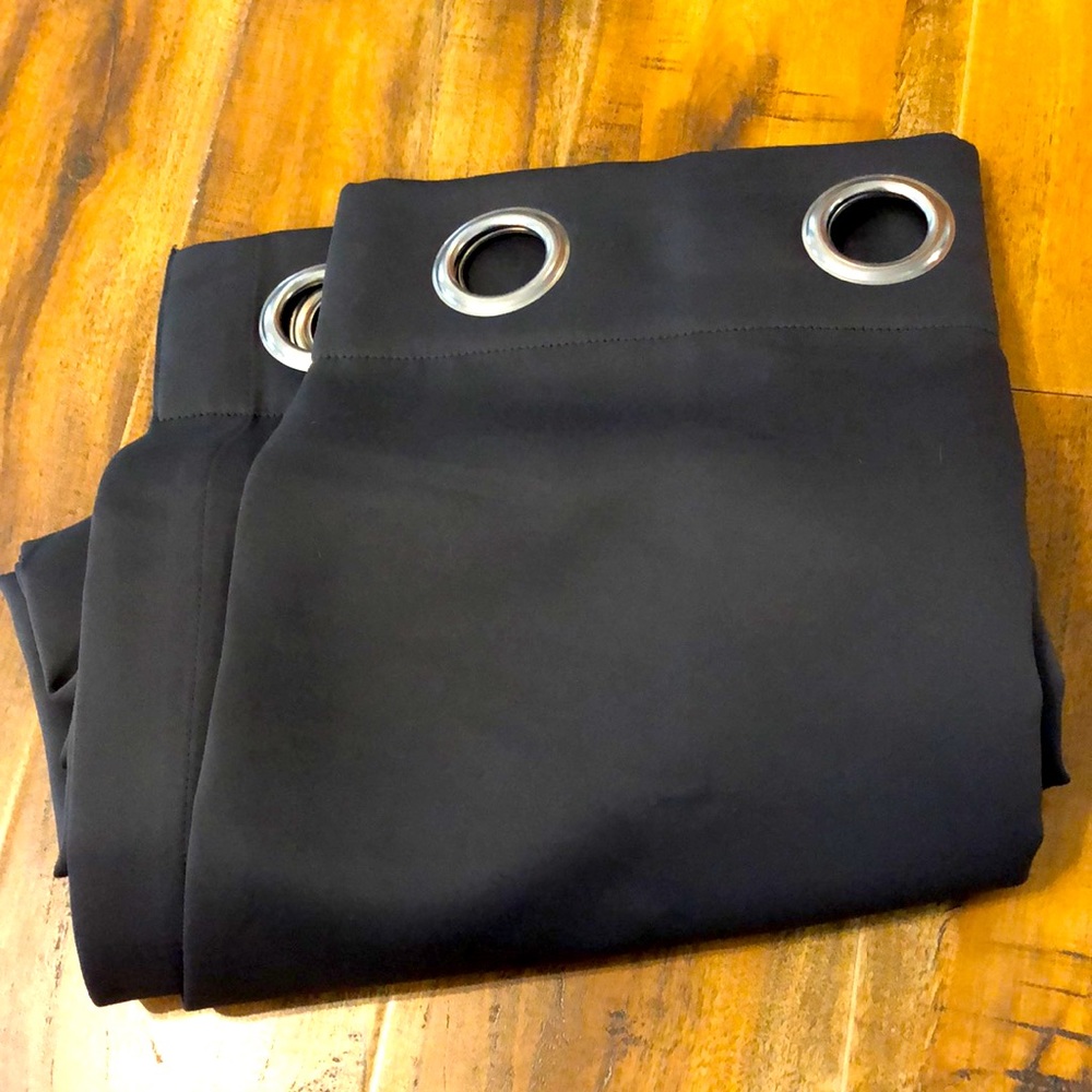 106” L Pair Large Grommet Blackout Curtain Panels
